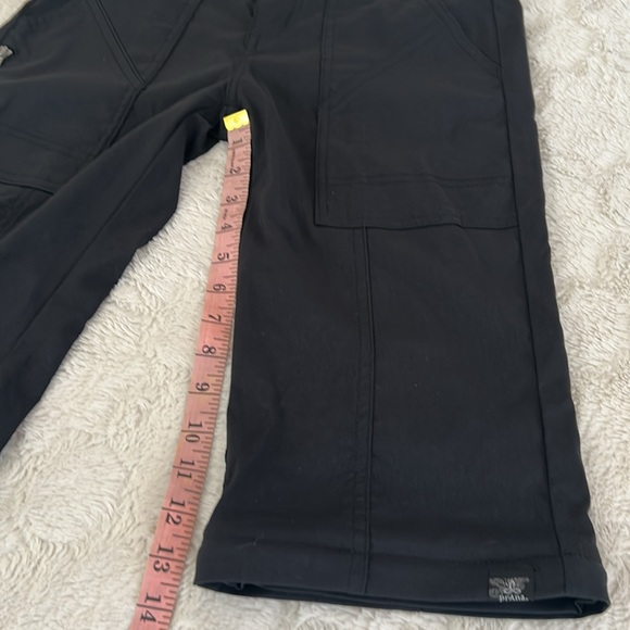 Prana Black Pants - Convertible Shorts, Size 2 - Picture 10 of 13